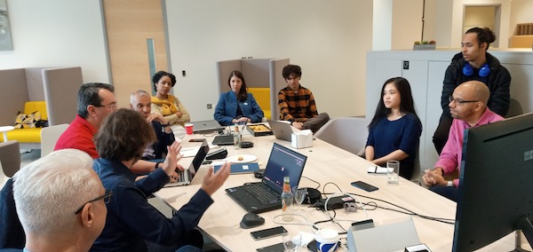 The Oxford Immune Algorithmics team during a session. Photo: PR/Oxford Immune Algorithmics